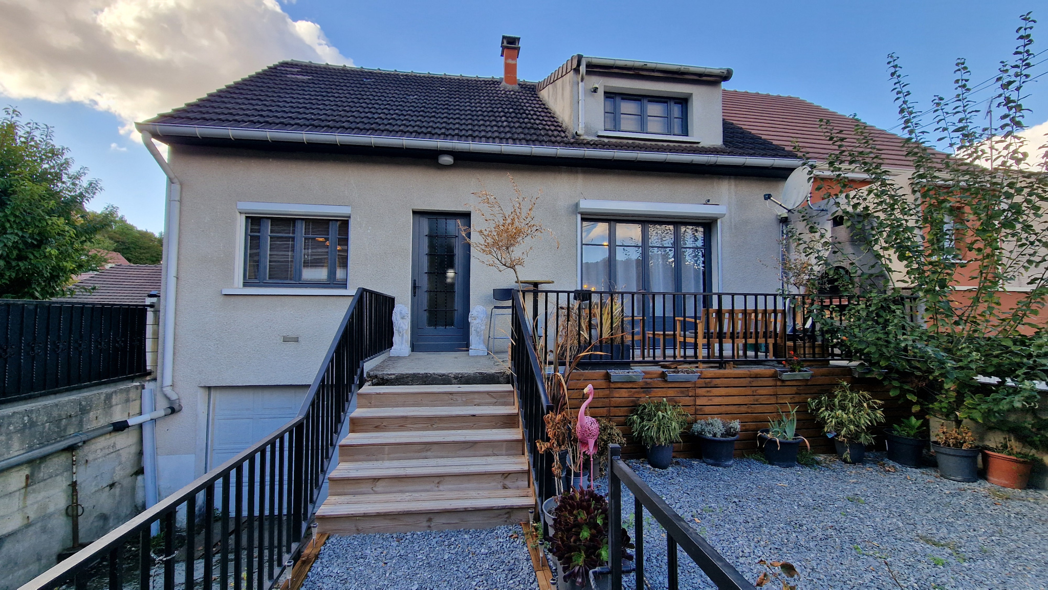 Maison individuelle rénovée à Marly-la-Ville, secteur calme